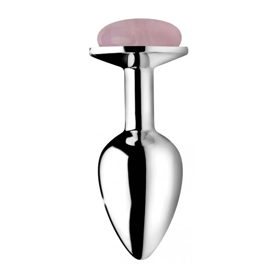 Gemstones Rose Quartz Gem Small Anal Plug