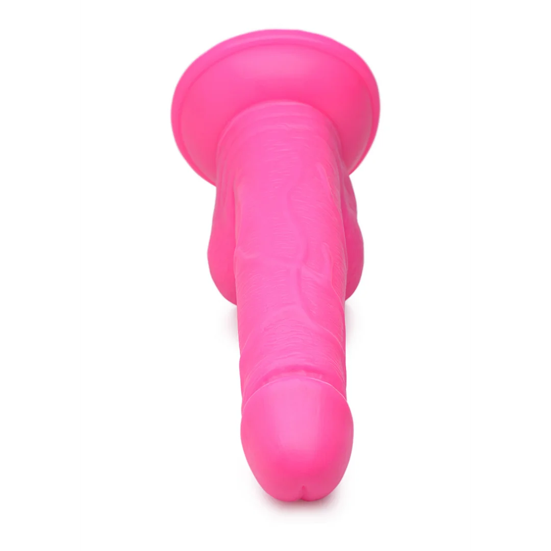 POP 6.5" Dildo with Balls - Pink