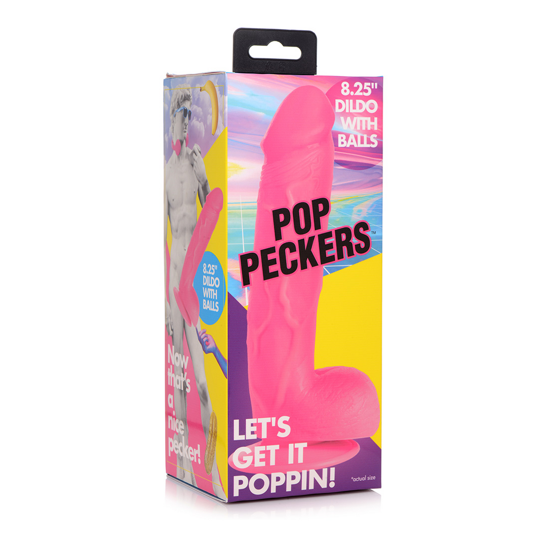 POP - Dildo with Balls - 8.25 / 21 cm - Image 2