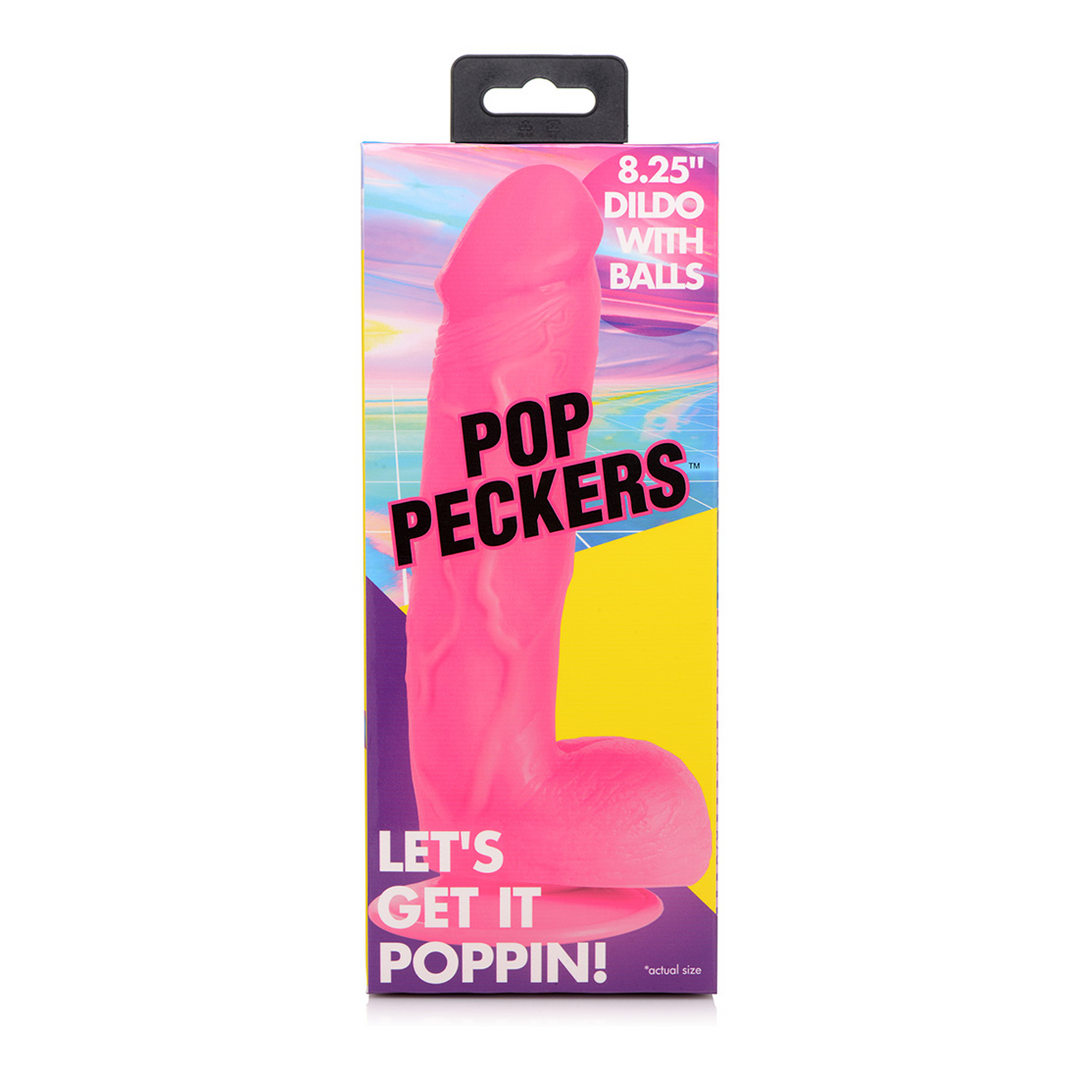 POP - Dildo with Balls - 8.25 / 21 cm - Image 3
