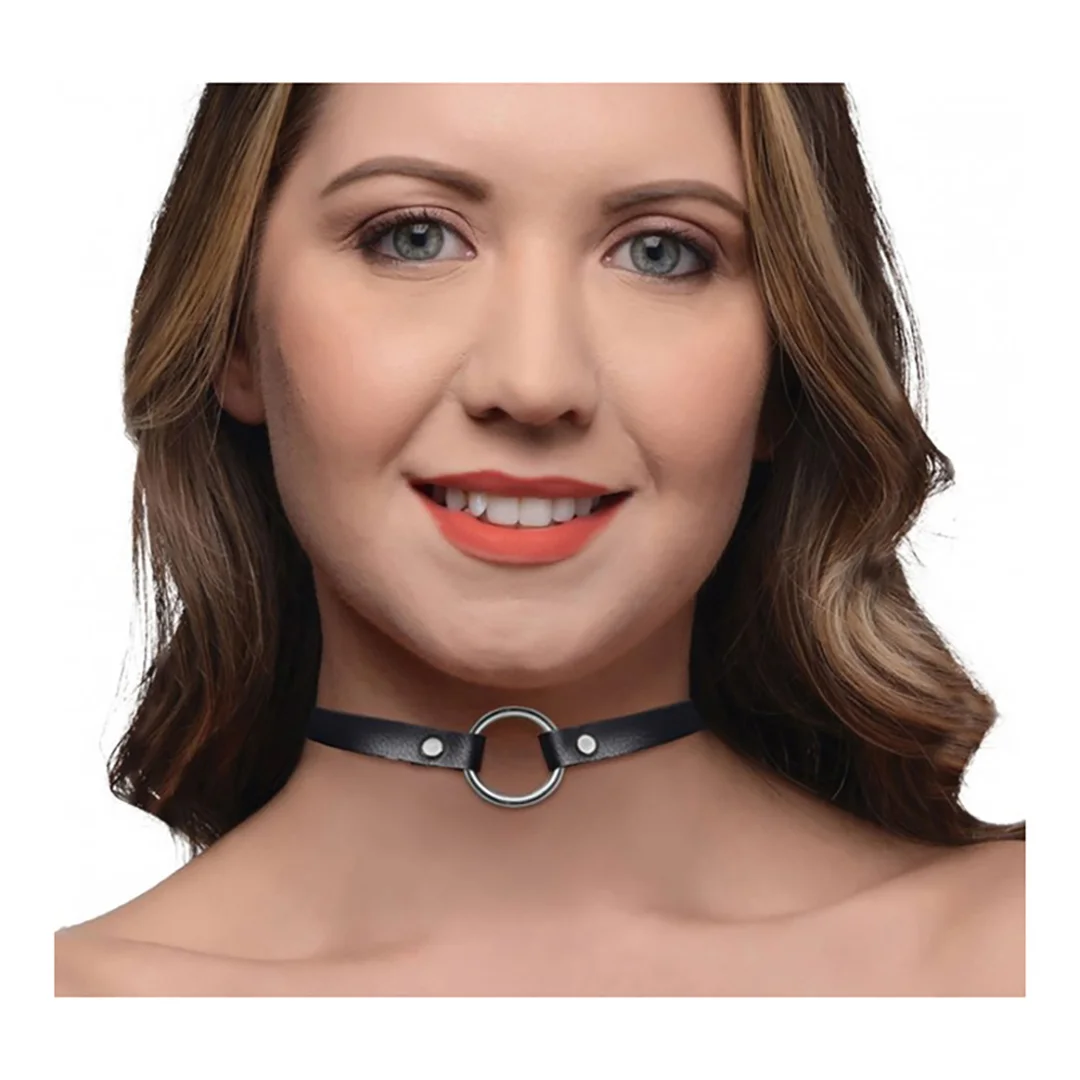 Lush Pet Ring Slim Choker - Silver - silver