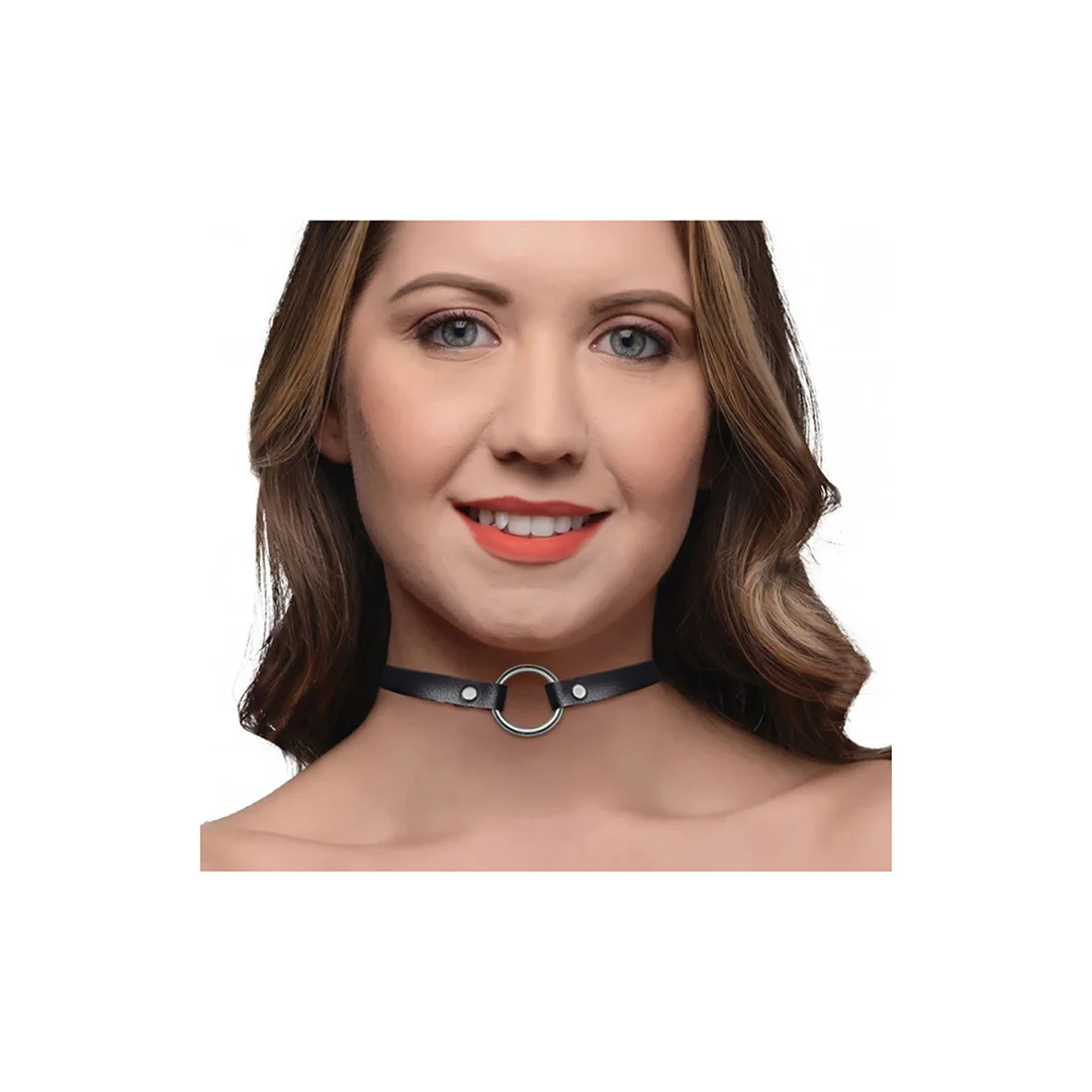 Lush Pet Ring Slim Choker - Silver