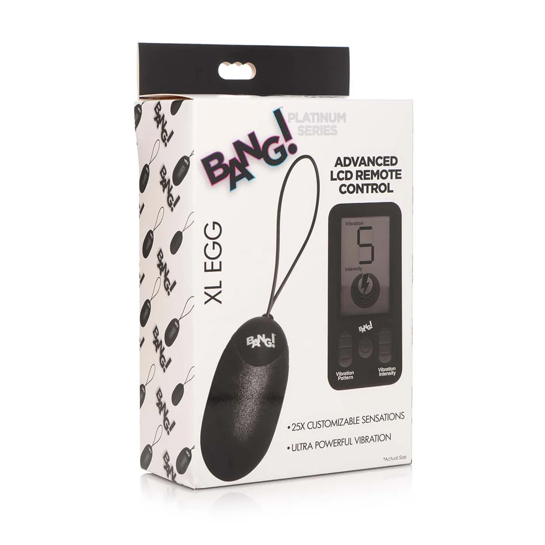 25X Vibrating Silicone XL Egg with Remote Control