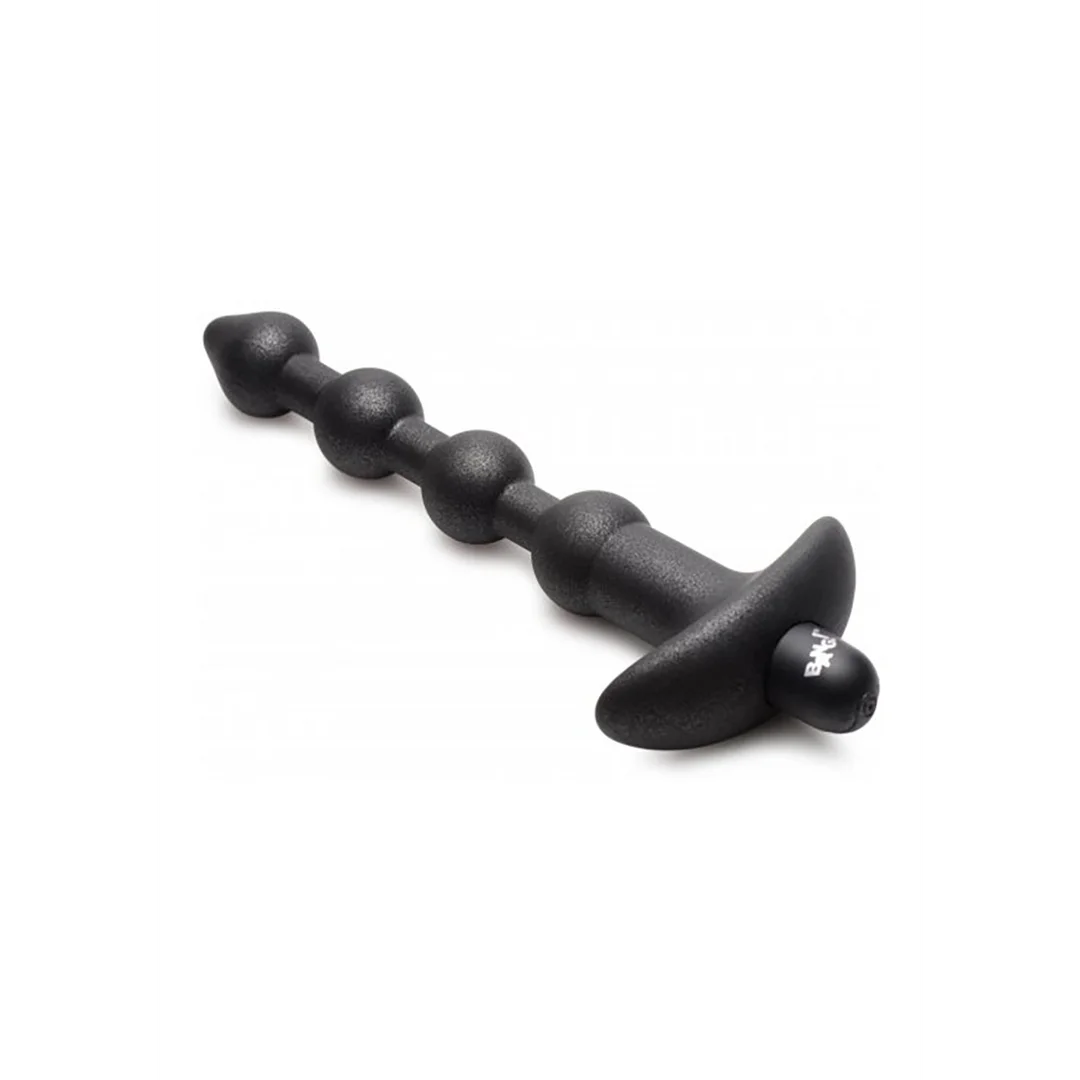25X Vibrating Silicone Anal Beads with Remote Control