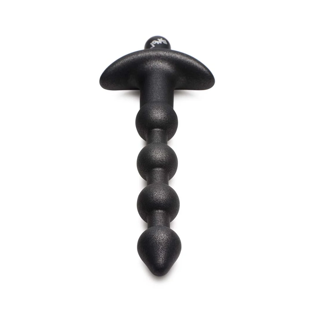25X Vibrating Silicone Anal Beads with Remote Control
