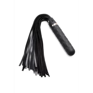 Vibra-Lasher 9X Vibrating Silicone Dildo Flogger