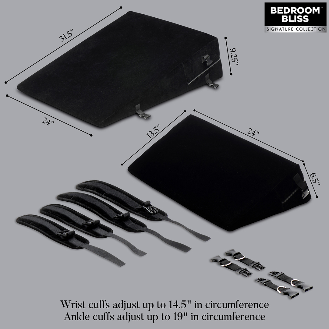 Bondage Cushion Set - Black - Image 10