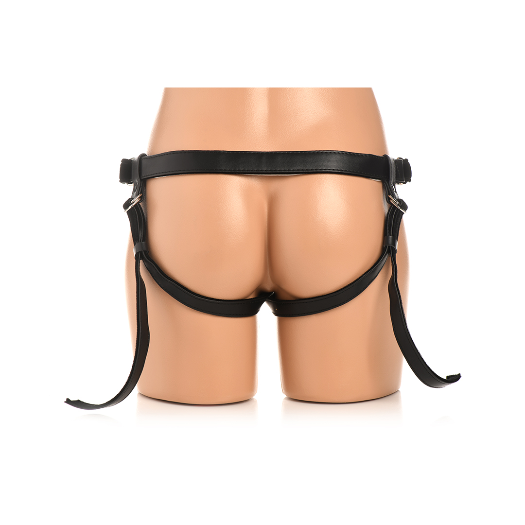 Velvet Kiss Strap-On Harness - Black - Image 3