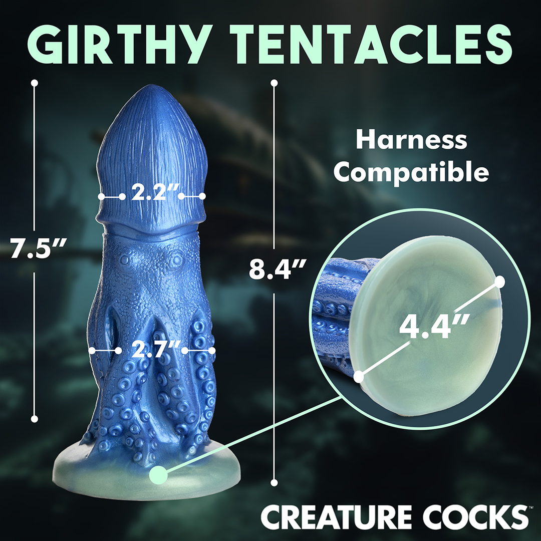 Cocktopus Octopus - Silicone Dildo - Blue - Image 12