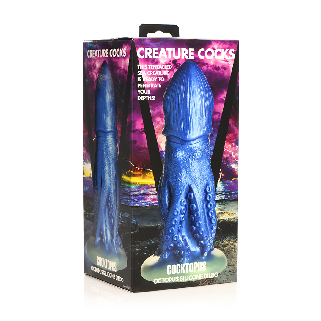 Cocktopus Octopus - Silicone Dildo - Blue - Image 3