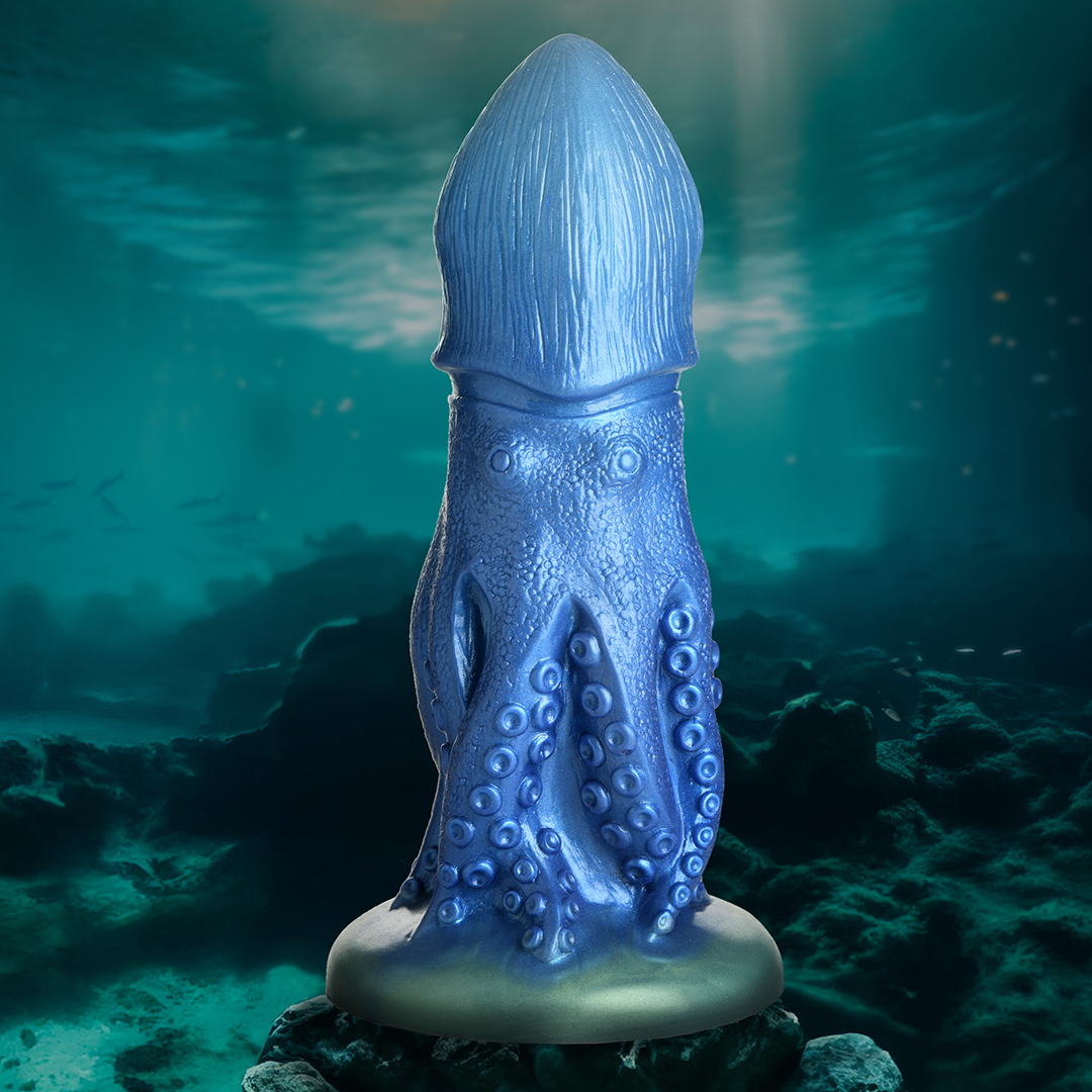 Cocktopus Octopus - Silicone Dildo - Blue - Image 8