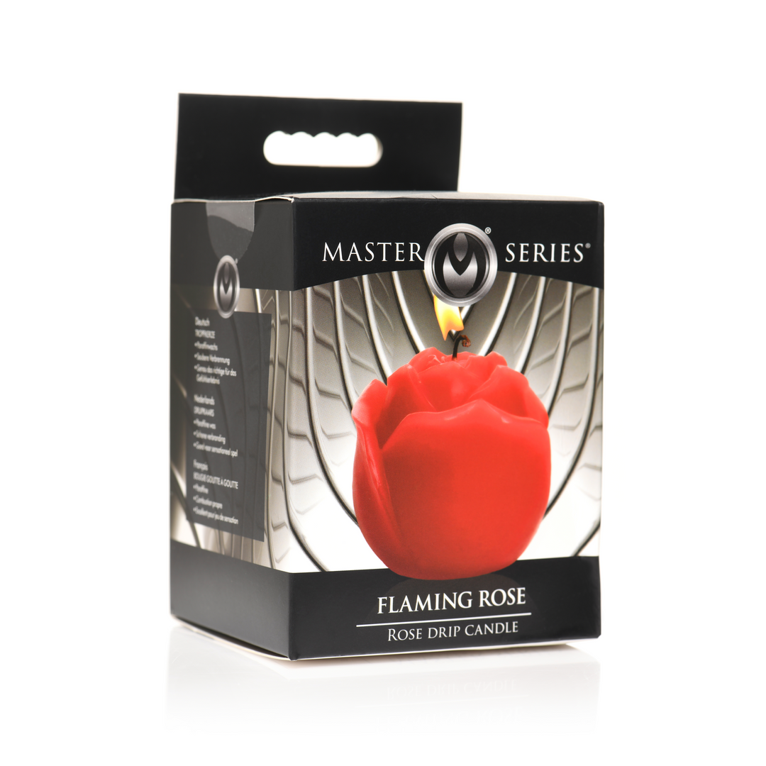 Flaming Rose - Drip Candle - Red - Image 2