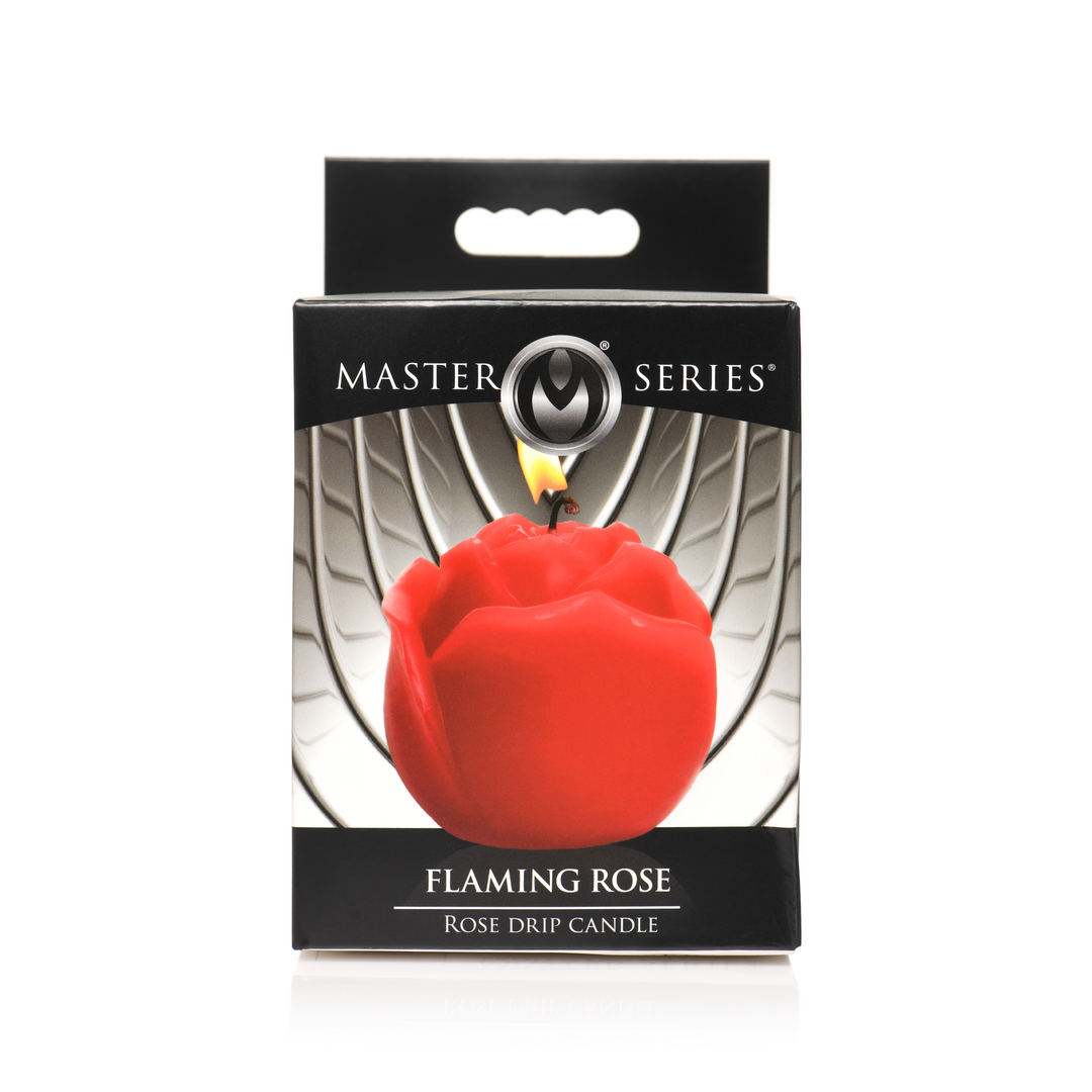 Flaming Rose - Drip Candle - Red - Image 3