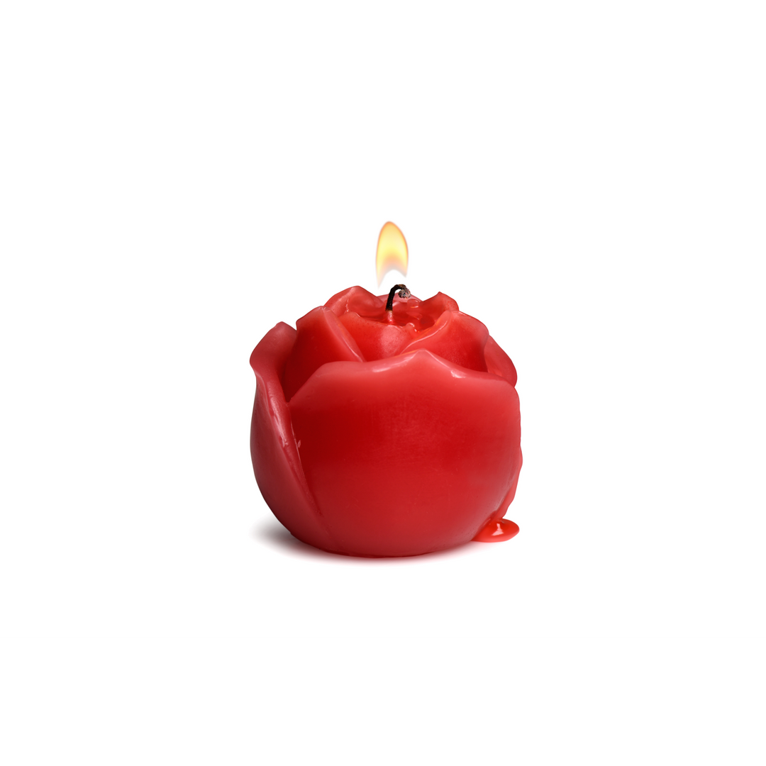 Flaming Rose - Drip Candle - Red - Image 5