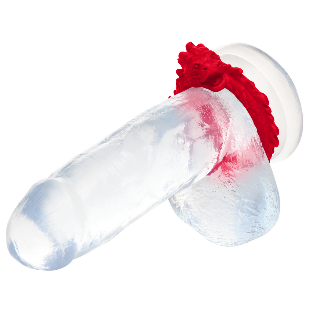 Rise of the Dragon - Silicone Cock Ring - Red - Image 8