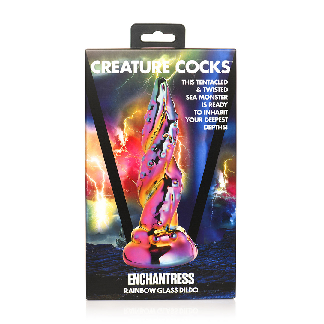 Enchantress - Rainbow Glass Dildo - Image 2