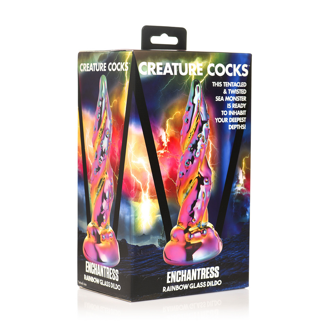 Enchantress - Rainbow Glass Dildo - Image 3