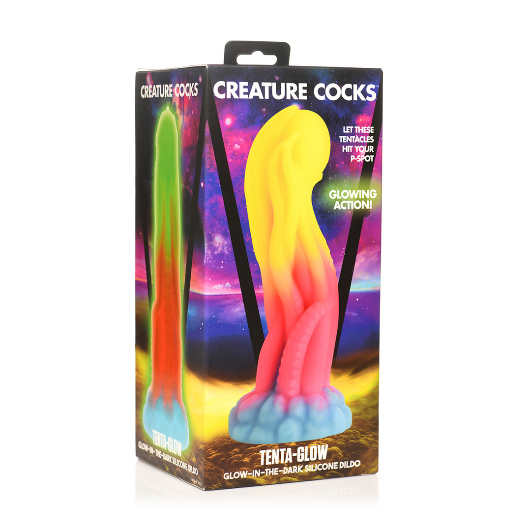 Tenta Glow - Glow-in-the-Dark Silicone Dildo - Image 2