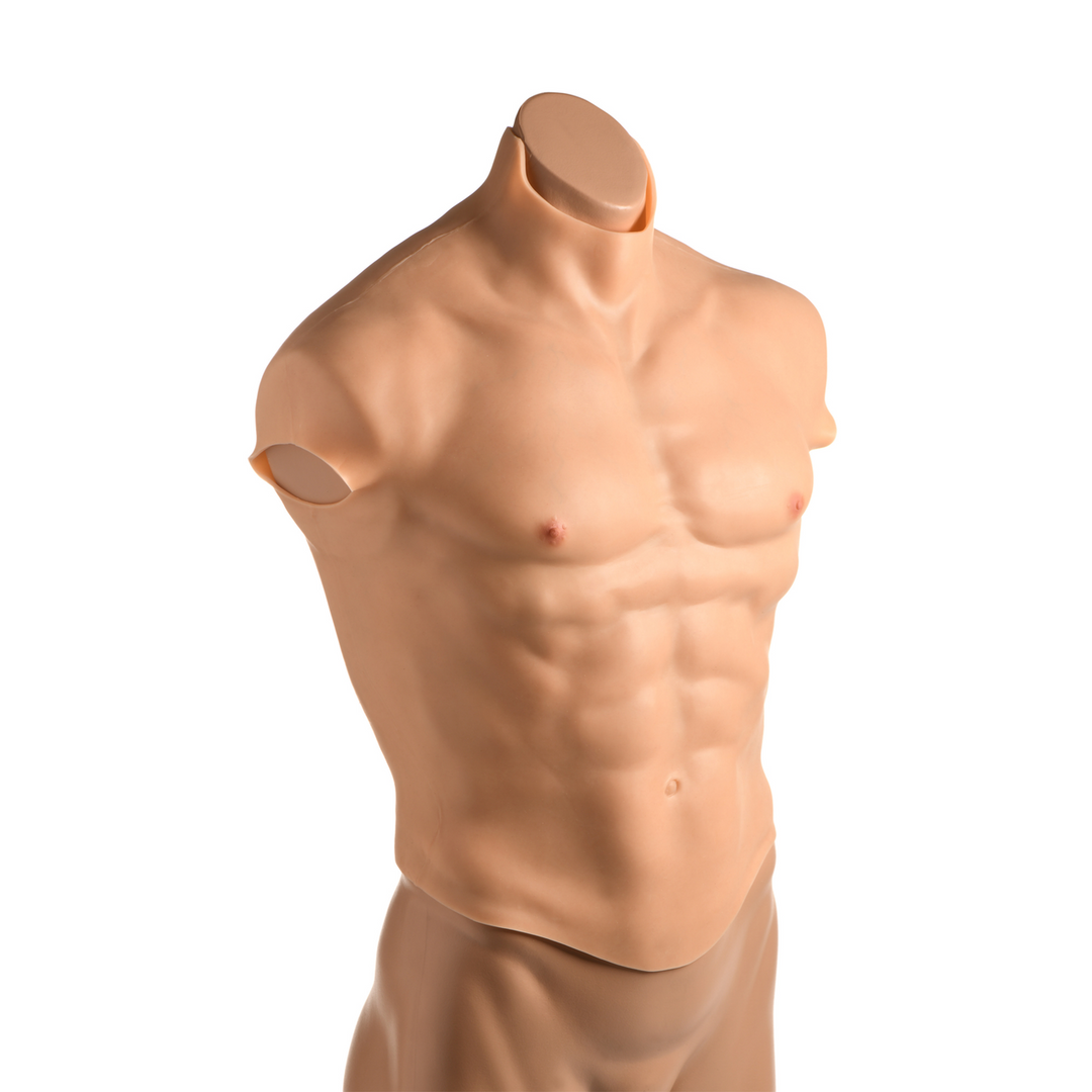 Ripped - Silicone Male Chest - Medium - Image 4