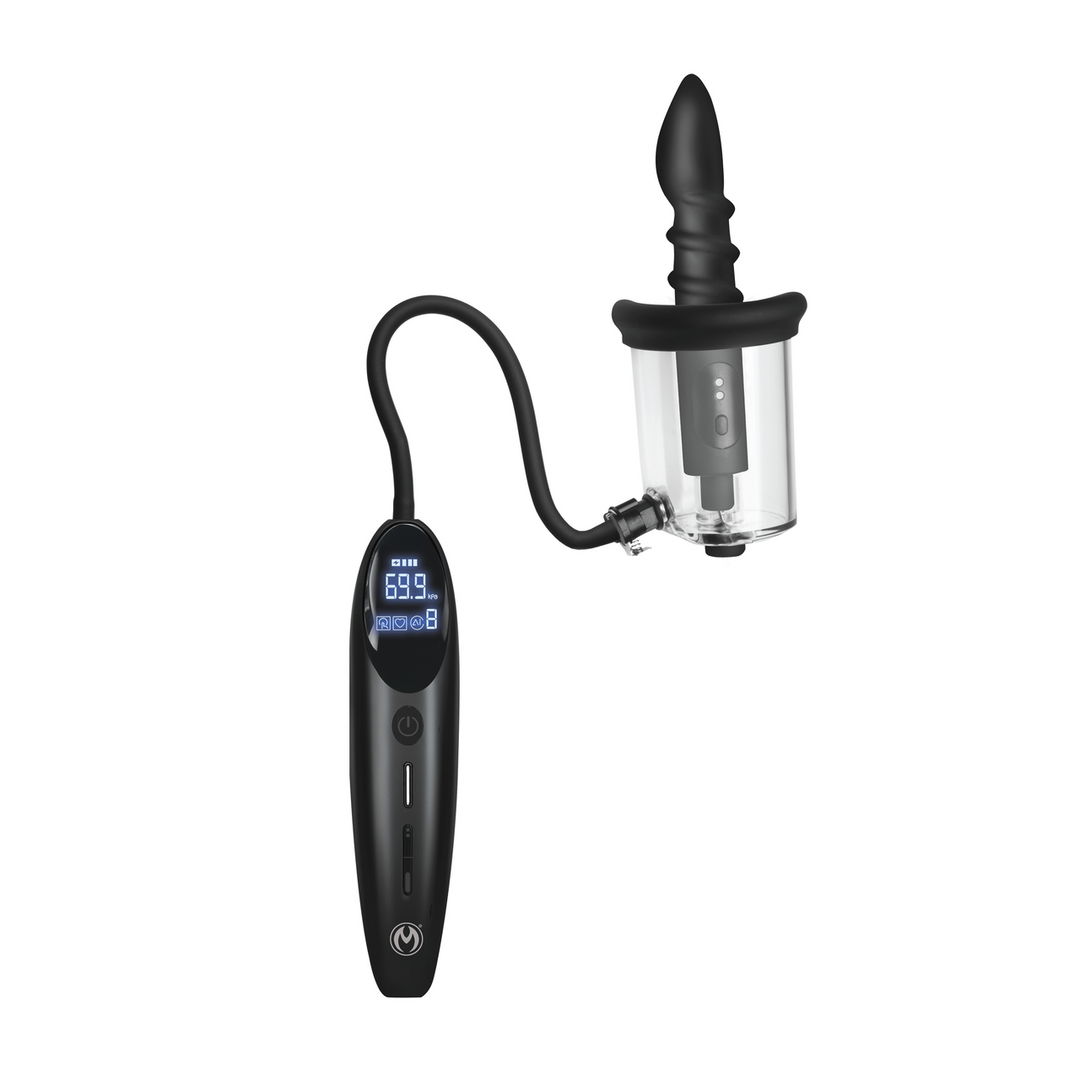 Rosebud Driller Deluxe Set - Vibrating Silicone Rosebud Pump - Transparent - Image 4