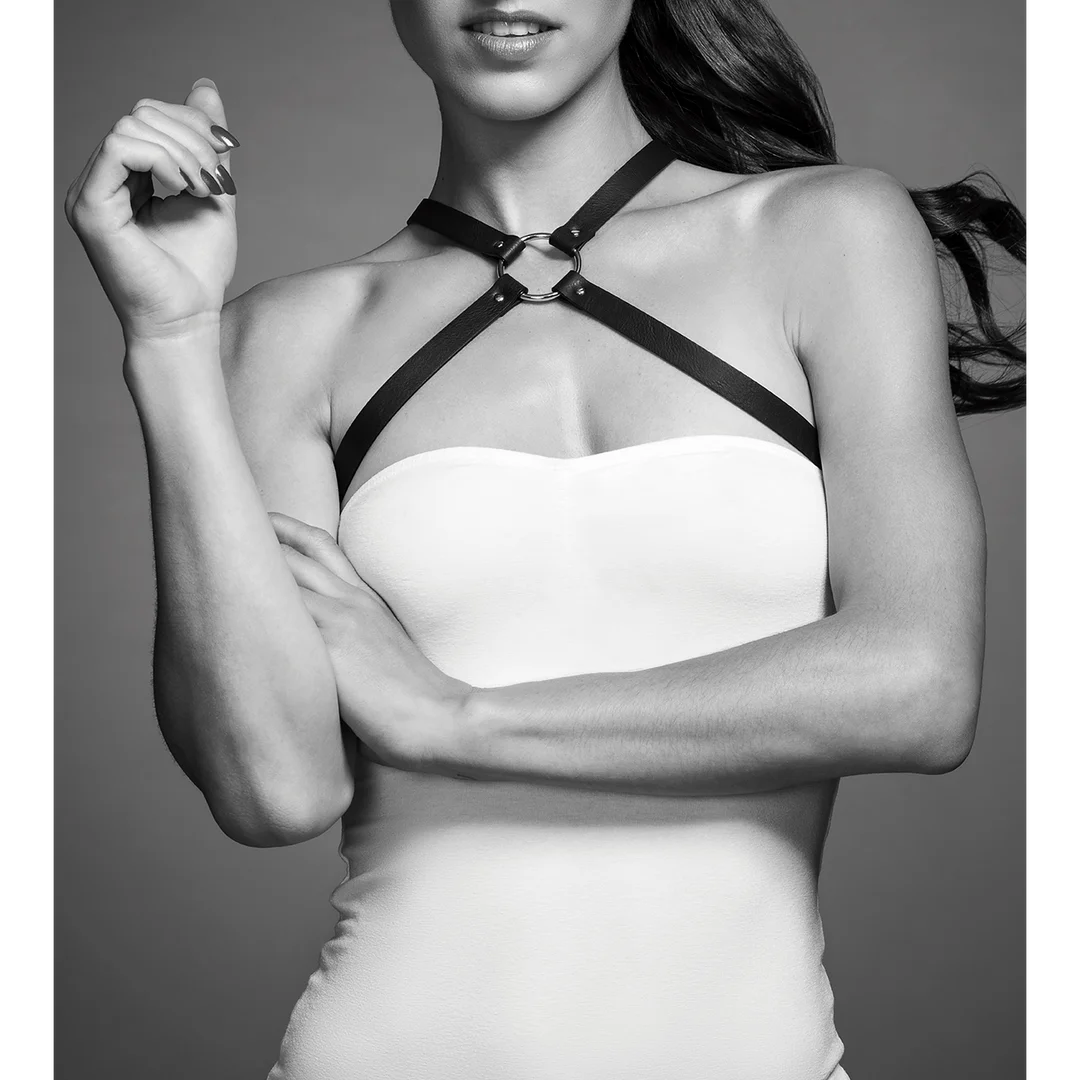 Cross Chest Harness - Black