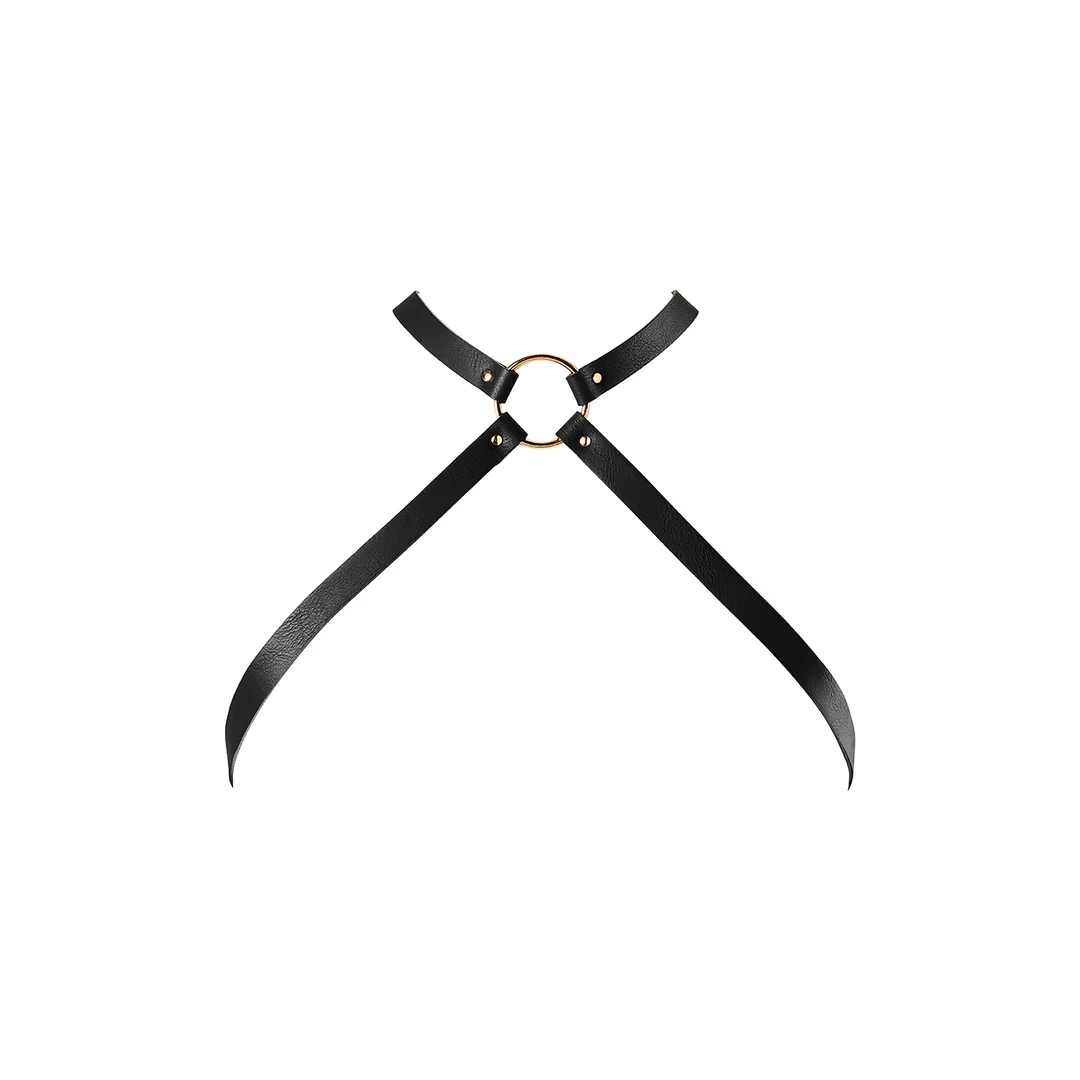 Cross Chest Harness - Black