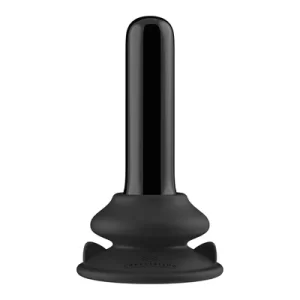 Thumby - Glass Vibrator - Witch Suction Cup and Remote - Rechargeable - 10 Speed