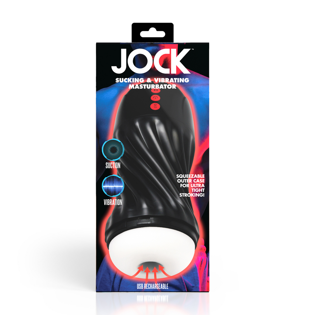 Sucking and Vibrating Masturbator - Black - Image 3