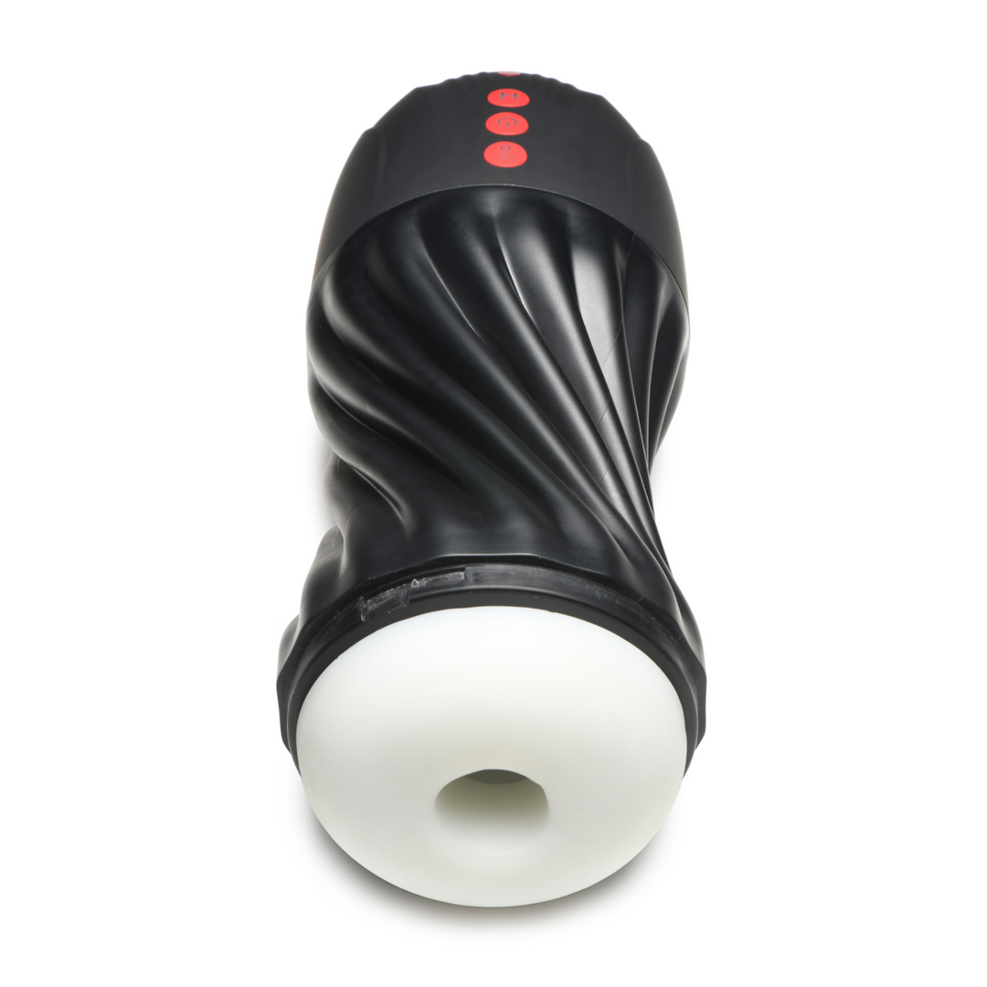 Sucking and Vibrating Masturbator - Black - Image 4