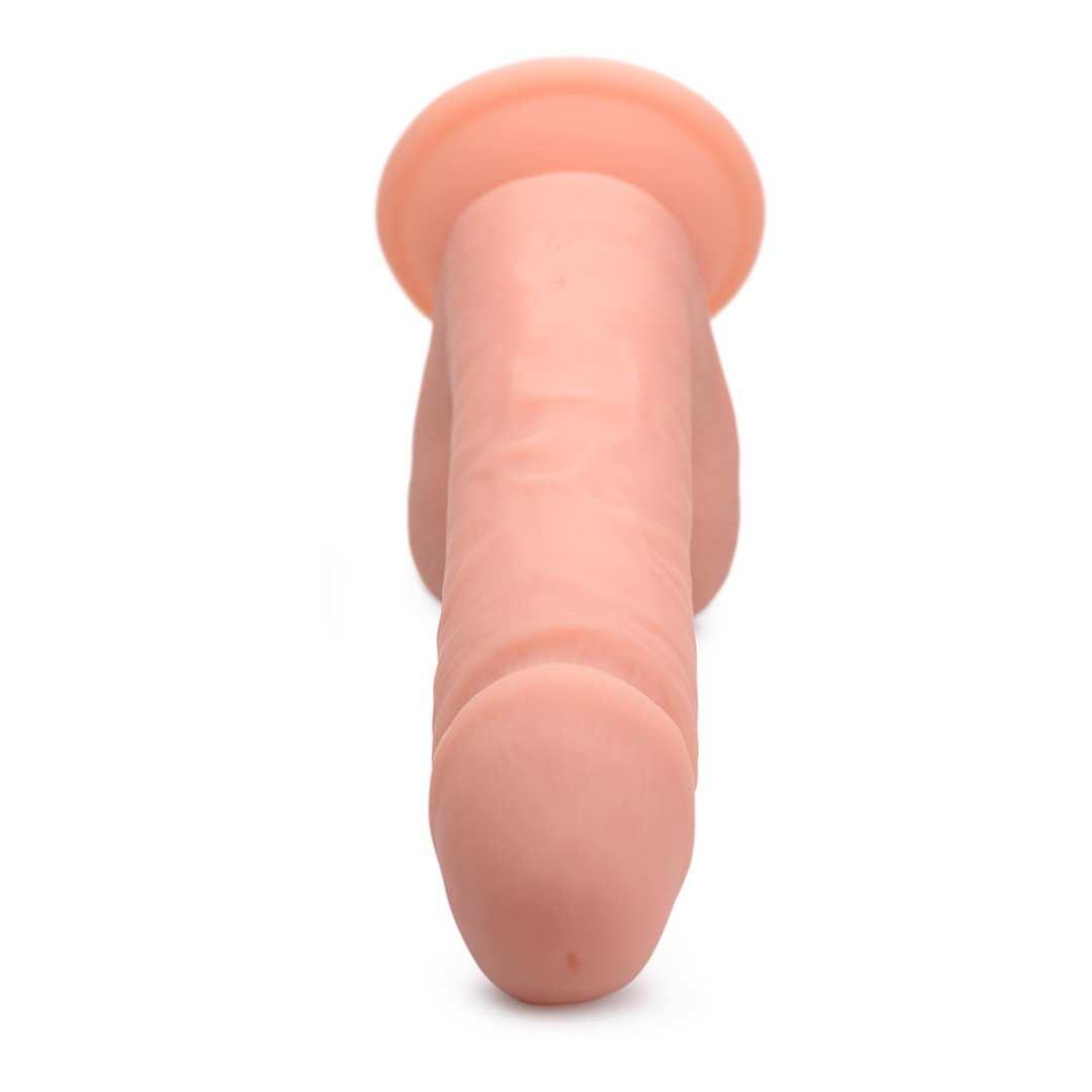 Vibrating Remote Control Silicone Dildo with Balls - 8 / 20,5 cm - Image 6