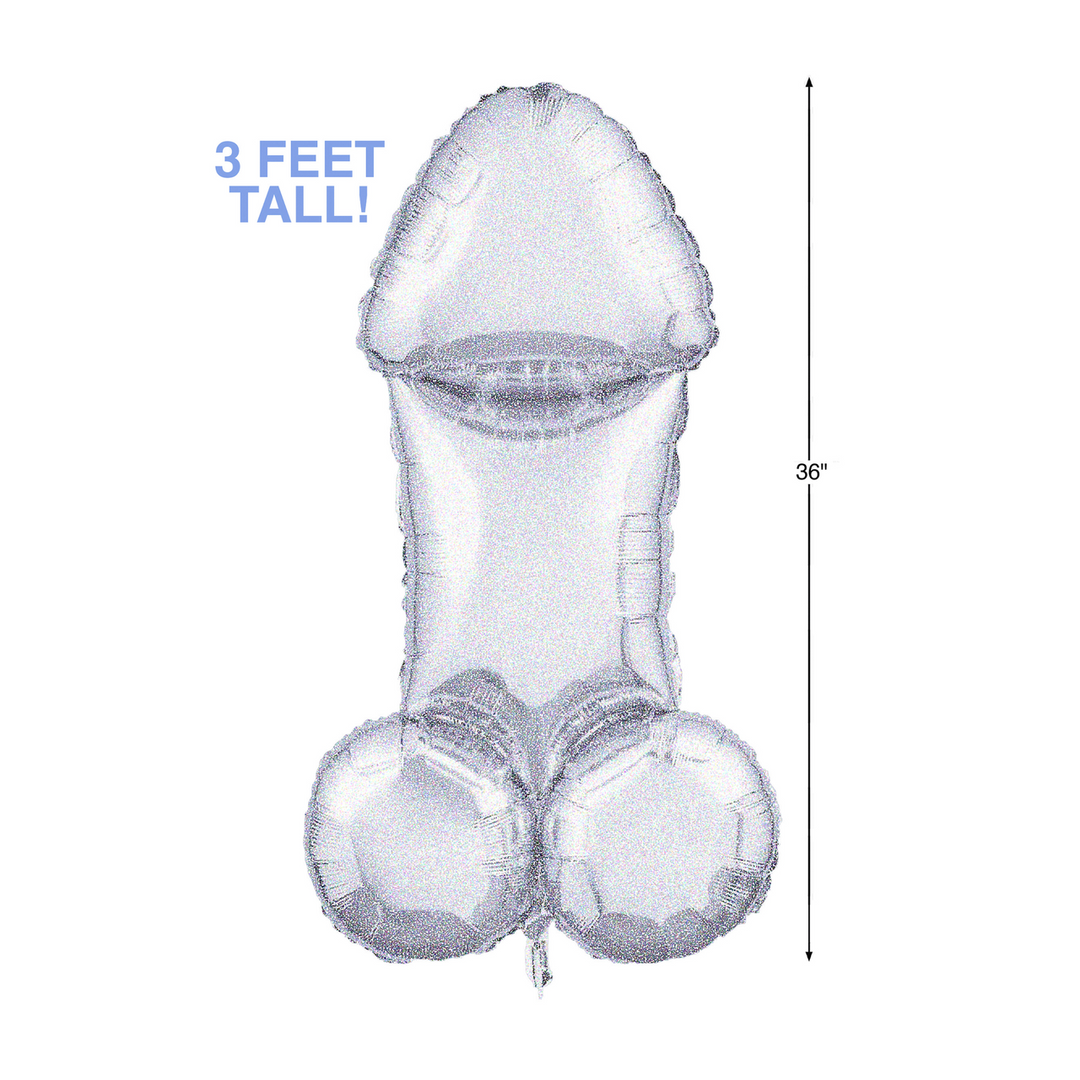 Glitterati - Disco Penis 3ft Mylar Balloons - Image 2