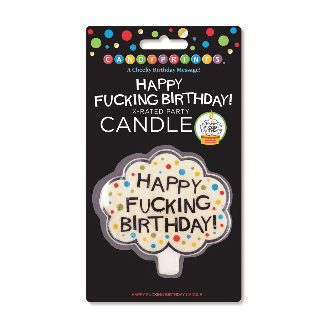 X-Rated Birthday - Candle - Image 2