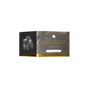 Massage Candle - Vanilla Scented - white