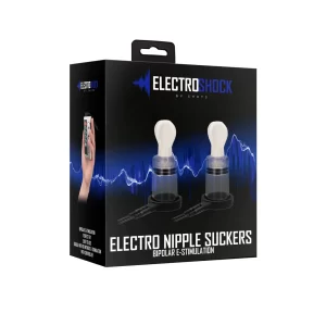 Bi-Polar Electro Nipple Suckers - Transparent