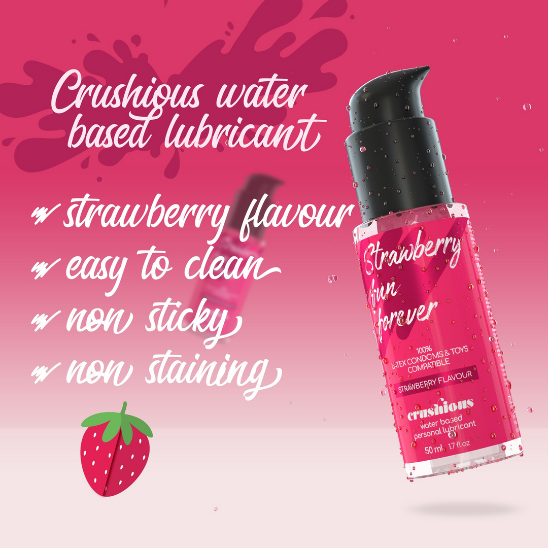 Waterbased Lubricant - Strawberry Flavour - 1.7 fl oz / 50 ml - Image 3