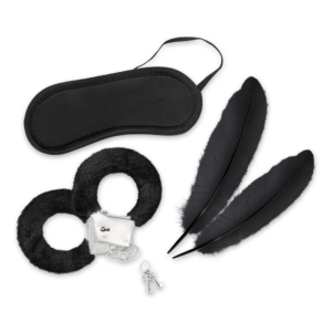 Lover's Dream - 4 Piece Bondage Kit for Beginners - Black