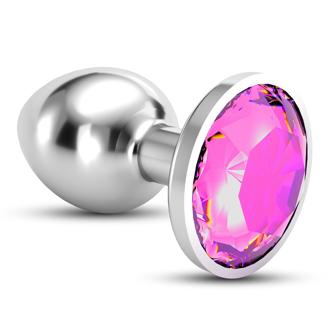 Bijou - Anal Jewel Plug - Medium - Pink - Image 5