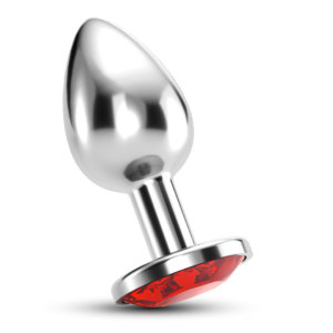 Bijou - Anal Jewel Plug - Medium - Red