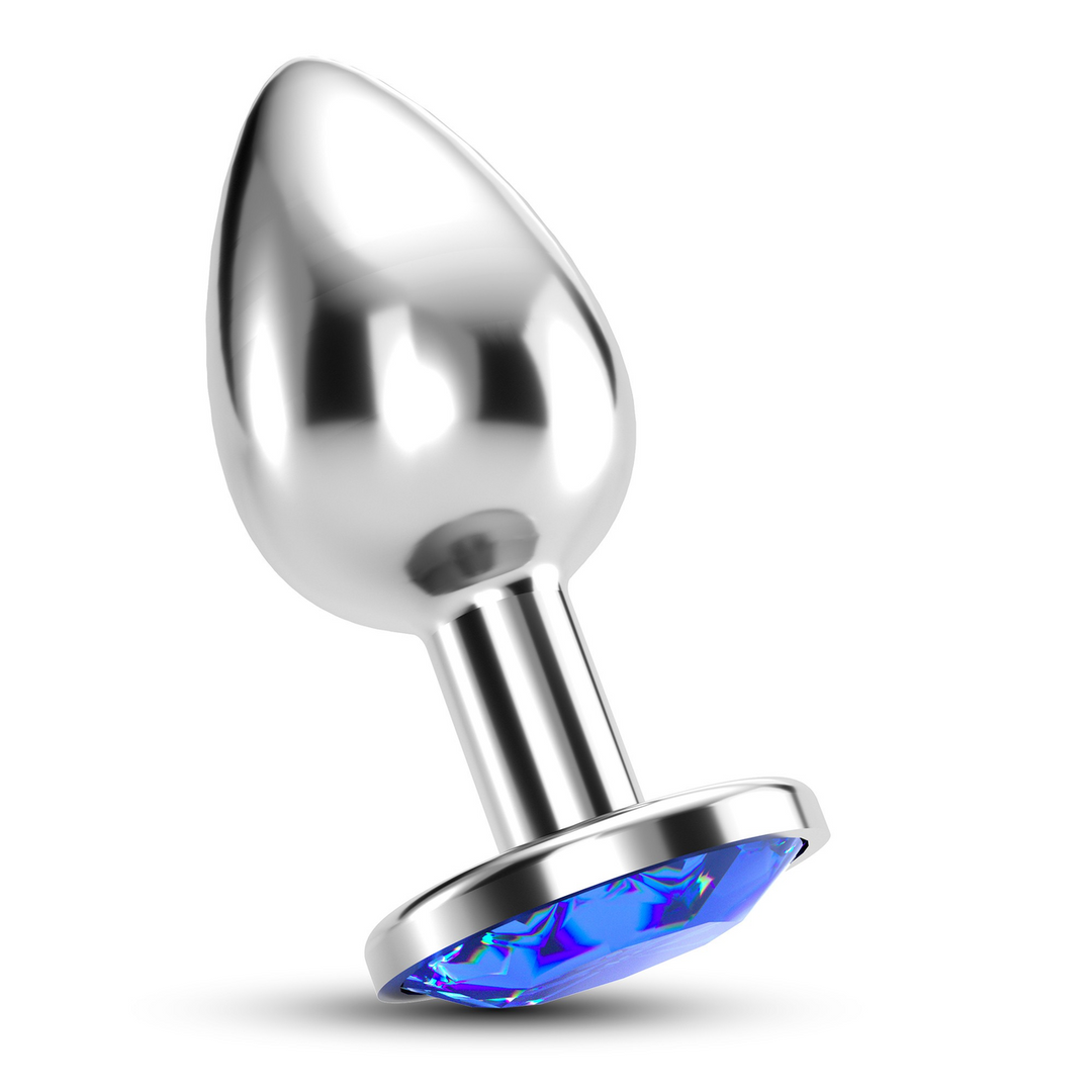 Bijou - Anal Jewel Plug - Large - Blue