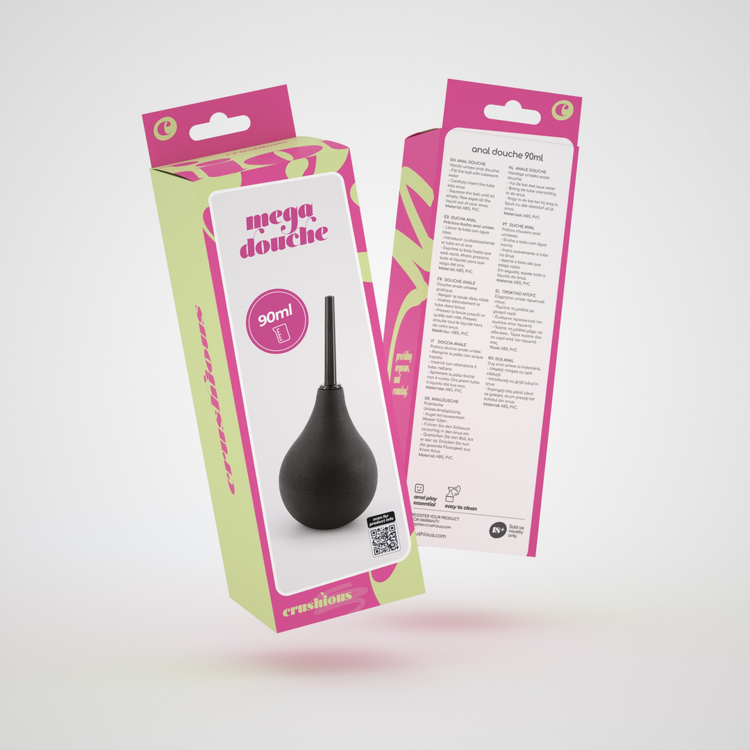 Mega Douche - Anal Shower - 90 ml - Black - Image 2