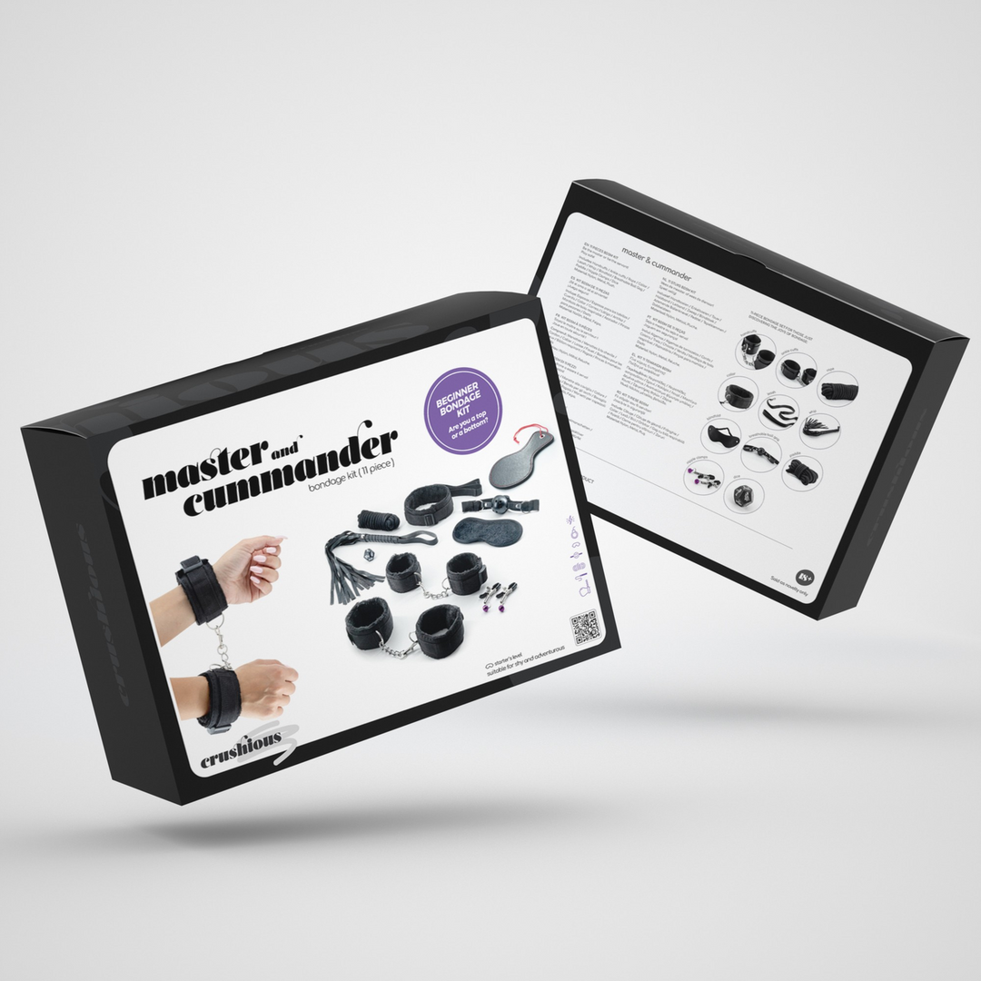 Master and Cummander - 11 Piece Bondage Kit - Black - Image 2