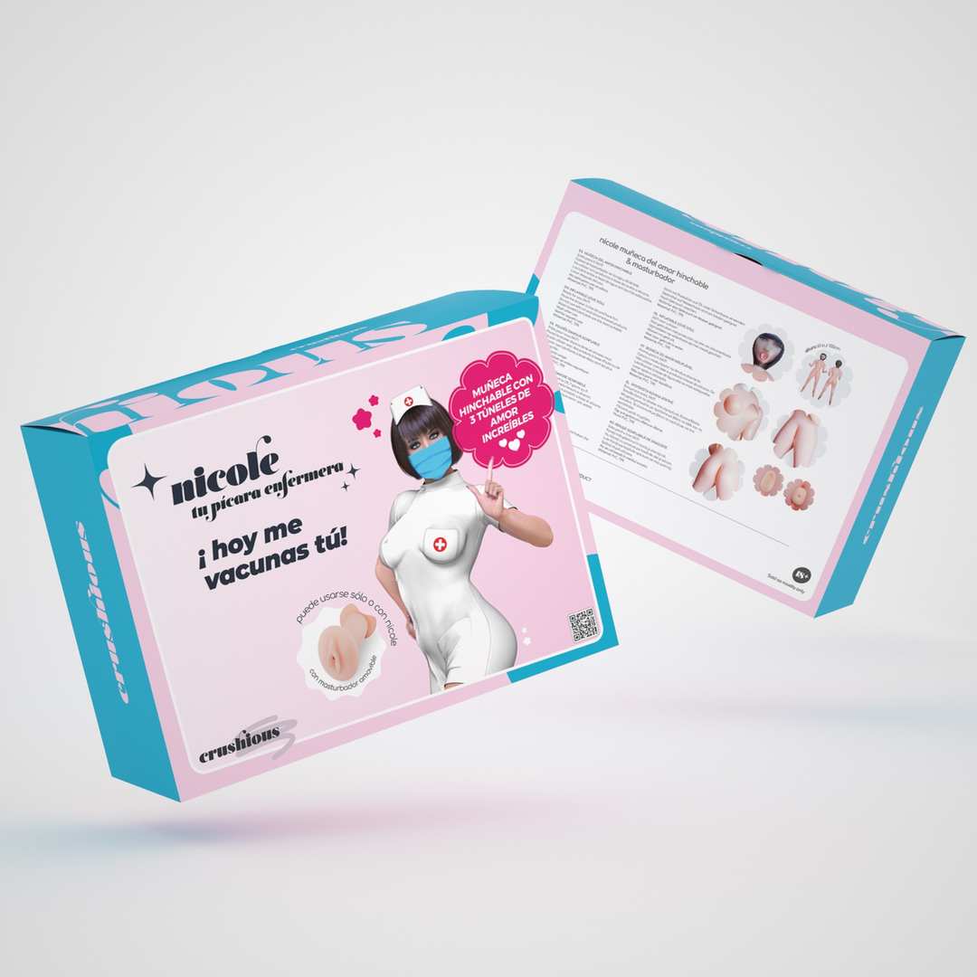 Nicole La Enfermera - Inflatable Doll with Stroker - Image 2