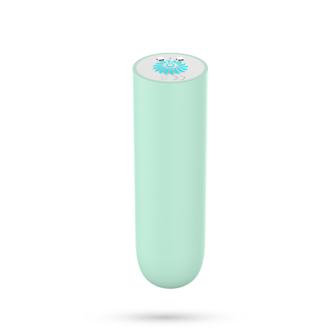 Quackers - USB Rechargeable Vibrating Bullet - Mint Green - Image 3