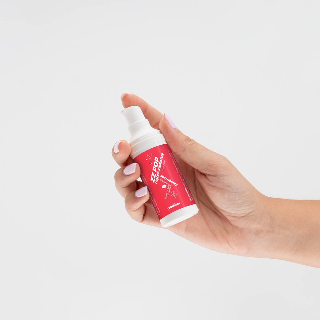 ZZ Pop - Kissable Liquid Vibrator - Strawberry - 1 fl oz / 30 ml - Image 4