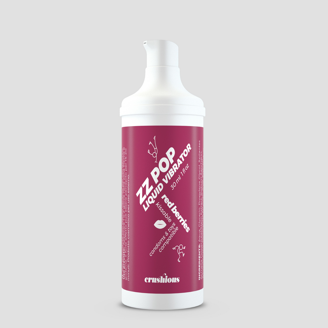ZZ Pop - Kissable Liquid Vibrator - Red Berries - 1 fl oz / 30 ml - Image 2