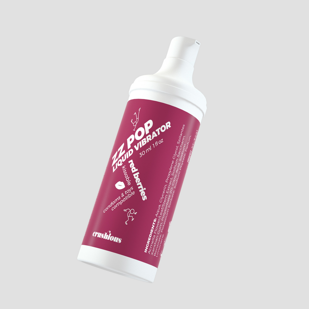 ZZ Pop - Kissable Liquid Vibrator - Red Berries - 1 fl oz / 30 ml - Image 3