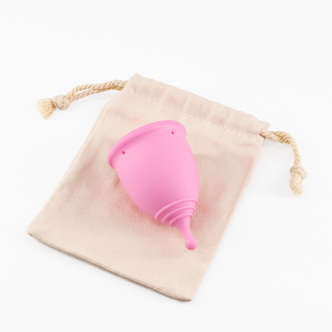 Minerva - Menstrual Cup with Pouch - XS - Pink - Image 4