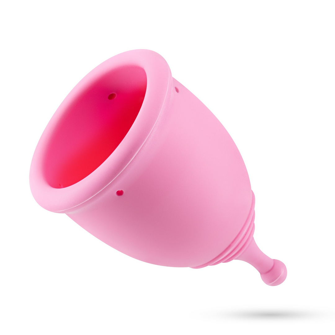 Minerva - Menstrual Cups with Pouch and Toycleaner- S and L - Pink - Image 3