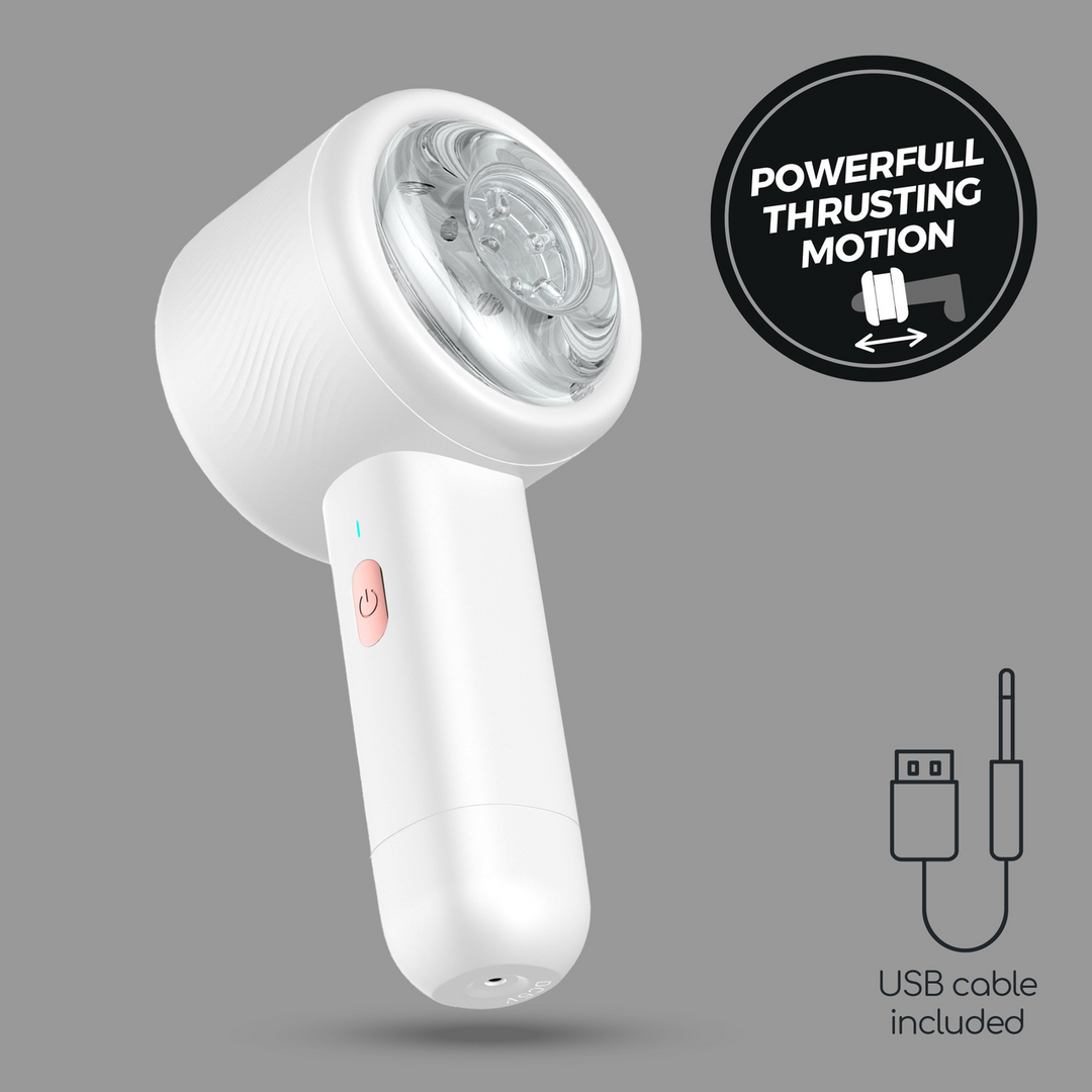 Magnetus - Rechargeable Masturbator - White - Image 7