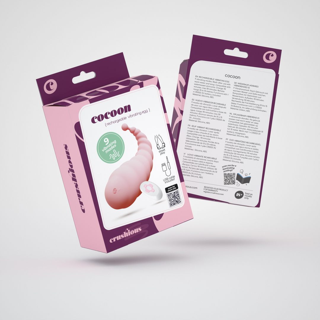 Cocoon - Rechargeable Vibrating Egg with Remote Control - Pink - Image 2